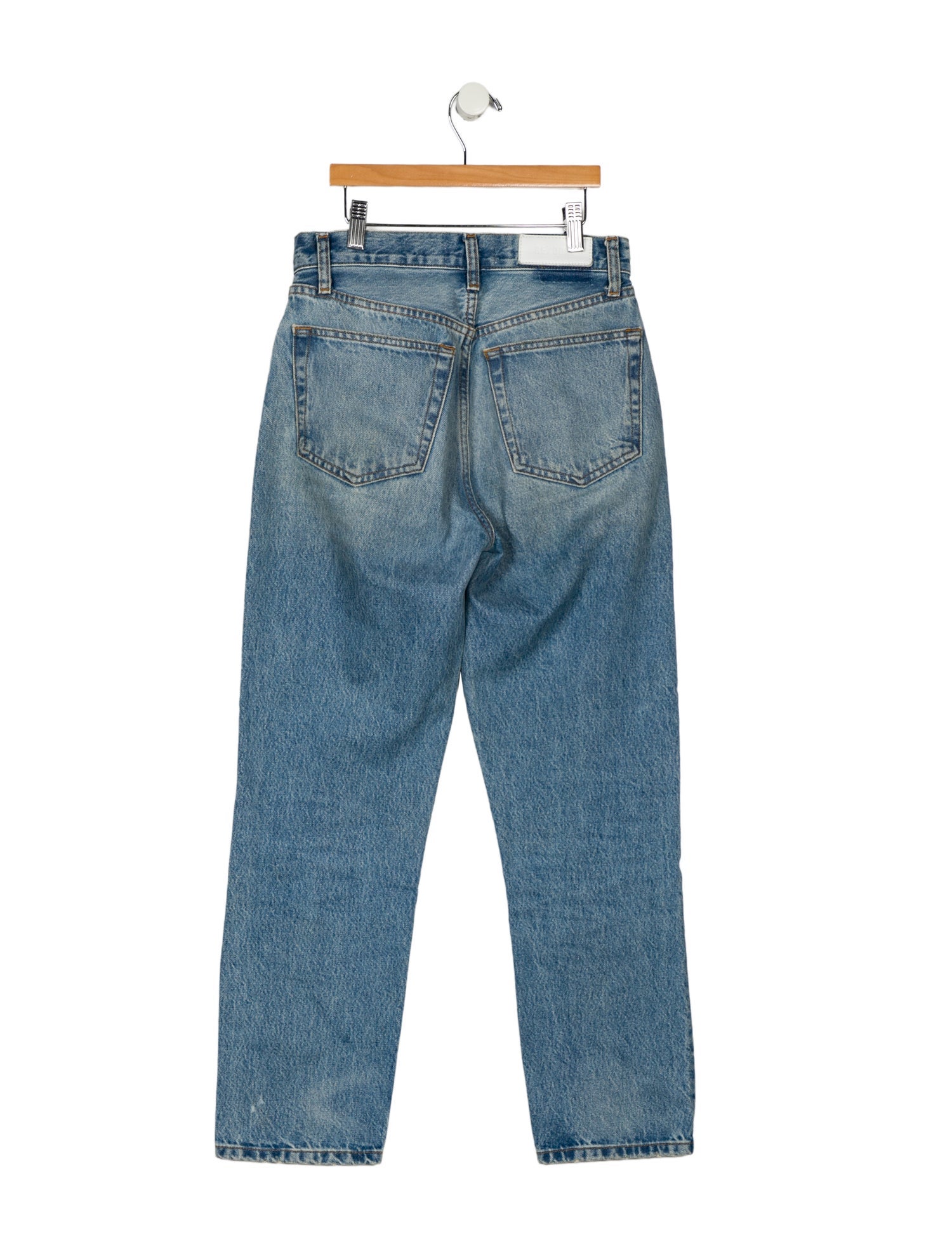 AGOLDE High-Rise Straight Leg Jeans